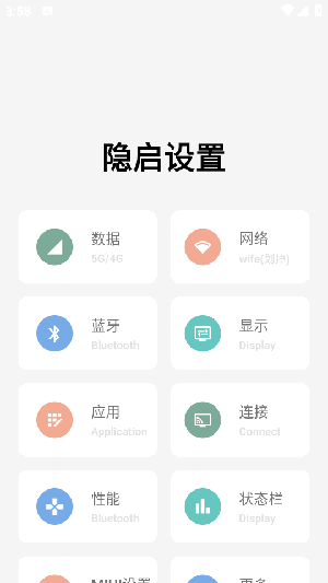 隐启设置Preview